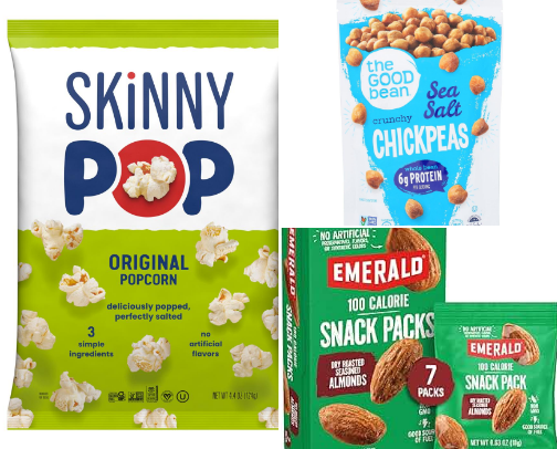 Low-Cal Snacks You’ll Actually Love 💚 cover photo collage