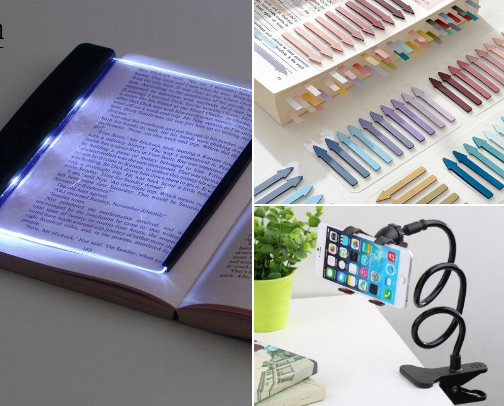 Essential reading products for readers cover photo collage
