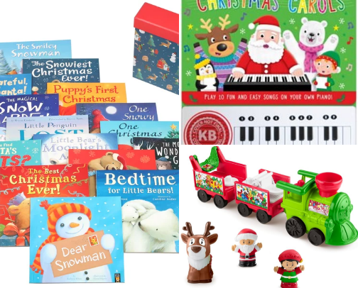 Christmas Finds for Toddlers cover photo collage