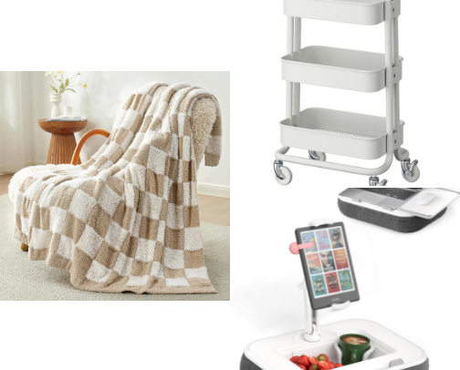 My Cozy Kobo Reading Setup: Book Cart, Accessories & E-Reader Must Haves cover photo collage