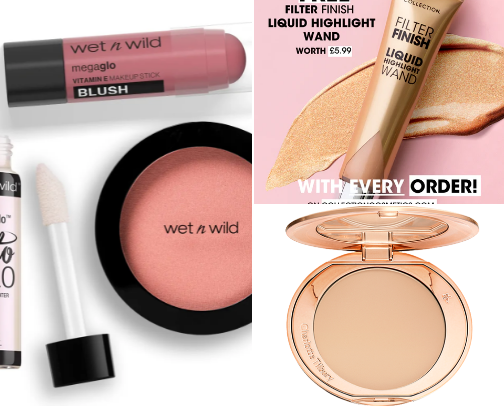 Makeup cover photo collage