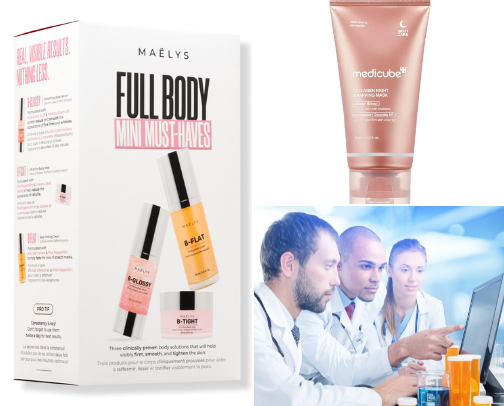 Skincare cover photo collage