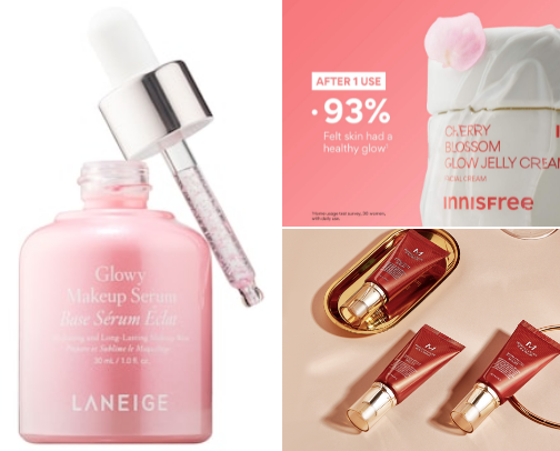 Glass Skin Essentials (Dewy & Radiant Look) cover photo collage