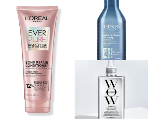 Hair-care essentials for Blondes ✨ cover photo collage