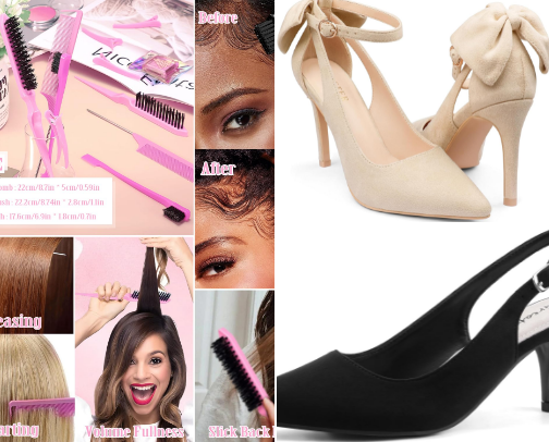 Beauty and glow up cover photo collage