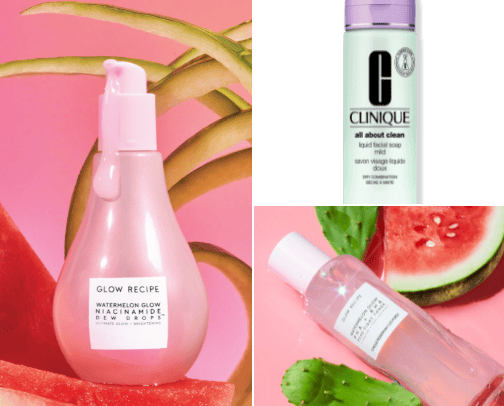 skincare cover photo collage