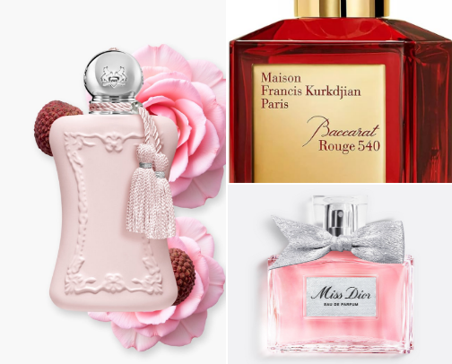 Luxury Perfume List for Women cover photo collage