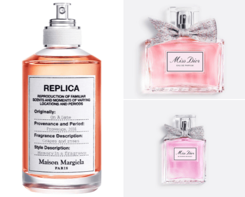Fragrances cover photo collage