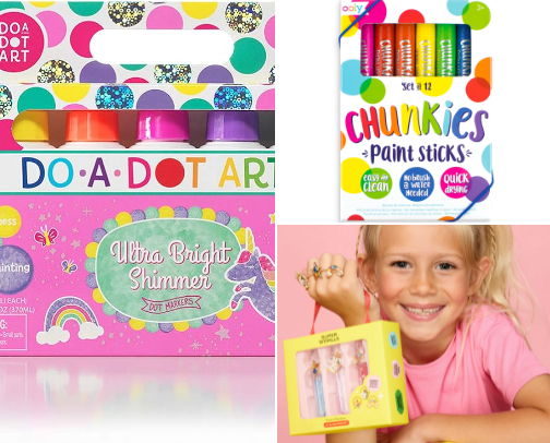 Three year old girl gift ideas cover photo collage