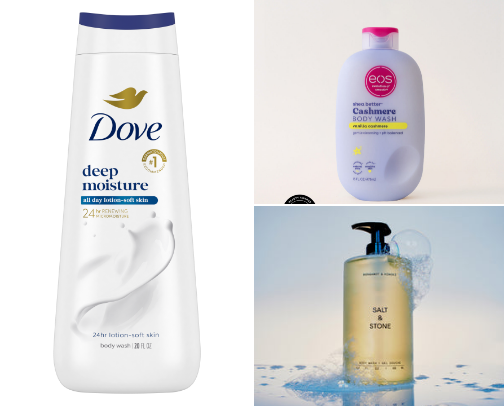 Shower essentials cover photo collage