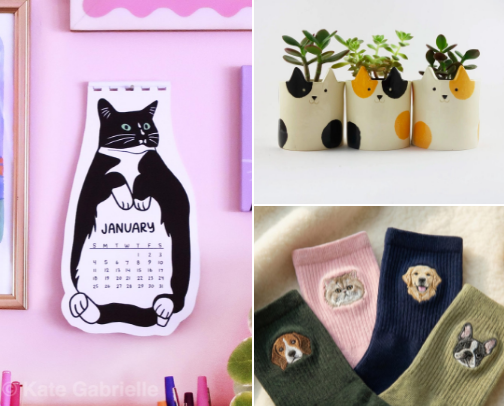 A Cat Lover's Gift Guide cover photo collage