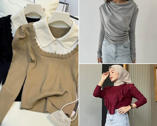 Knit wear cover photo collage