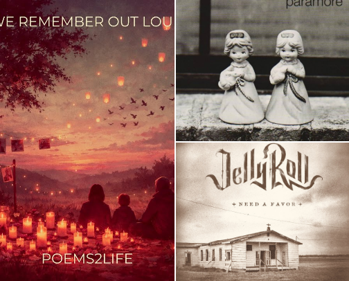 Songs Im listening to cover photo collage