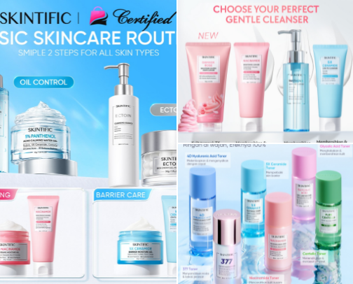 facial treatment cover photo collage