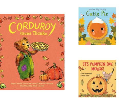 Books to build your baby’s autumn library cover photo collage