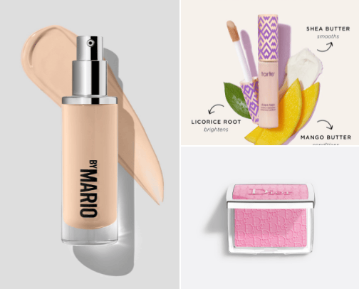 It girl makeup🌸 cover photo collage