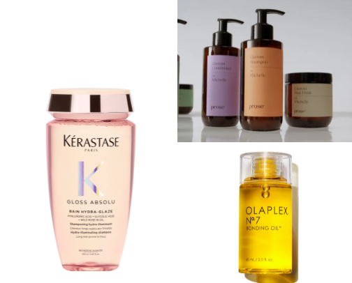 The perfect routine for healthy and shiny hair 💧🪮 cover photo collage