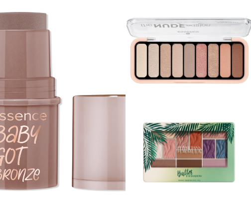 Affordable makeup products I use every day for my 5 minute makeup looks. cover photo collage