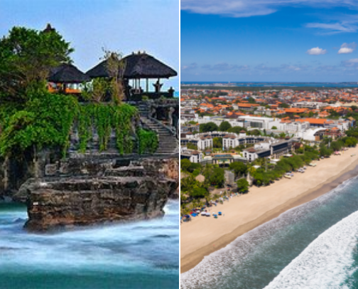 Bali the paradise cover photo collage