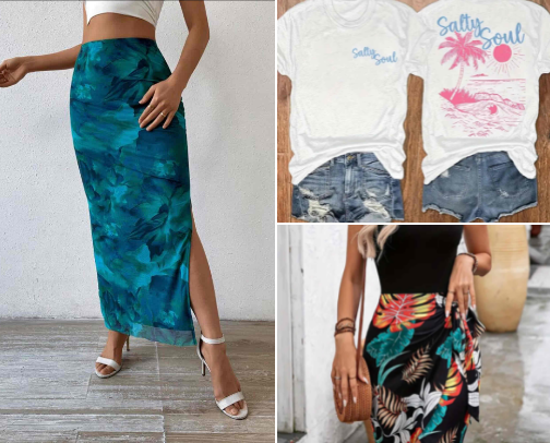New Outfits for Vacation cover photo collage