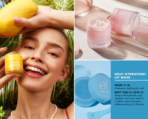 My fave lip care cover photo collage
