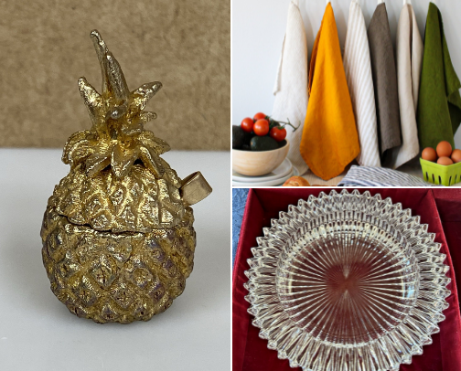 Under $50 - Vintage + Handmade Hostess Gifts cover photo collage