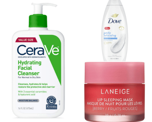 skincare cover photo collage