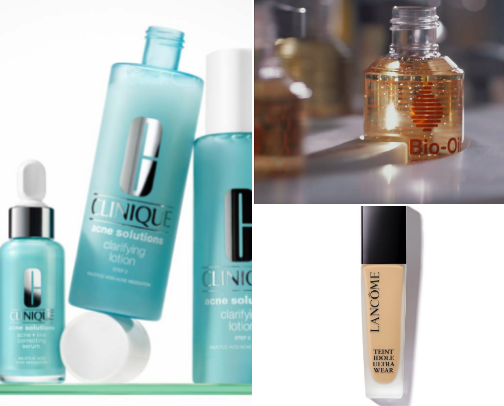 Skin Care / Makeup/ perfume cover photo collage
