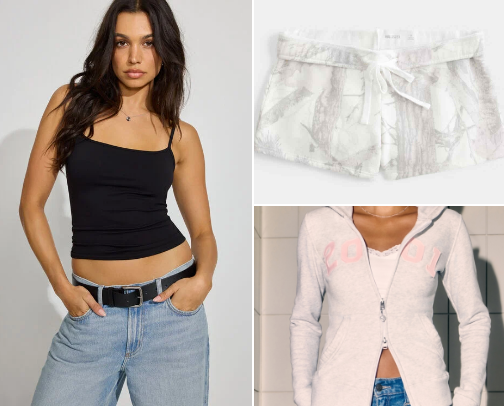 clean girl fashion 🤍 cover photo collage