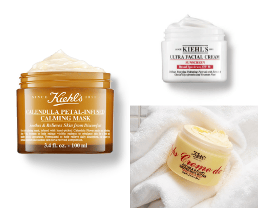 Kiehl's products for maximum hydration cover photo collage