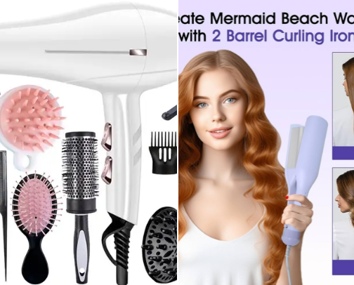 Everything for Beautiful Hair: Hair Care, Styling Tools & Must-Haves 💇‍♀️✨ cover photo collage