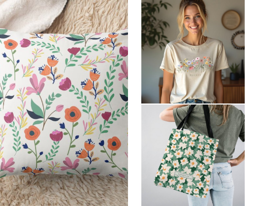 Spring Into Style : Trendy & Colorful Finds cover photo collage