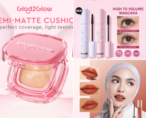 Beauty Products cover photo collage