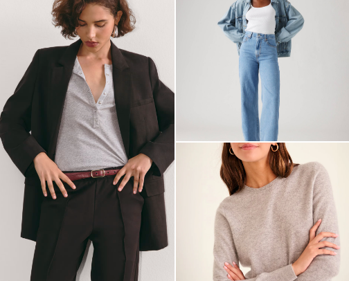 fashion staples cover photo collage