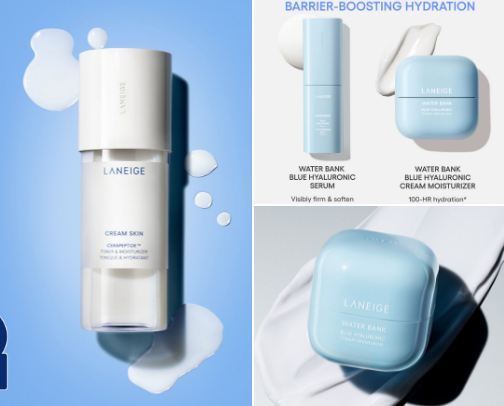 My LANEIGE Glow-Up Essentials cover photo collage