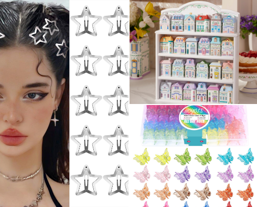 Whimsy girl necessities cover photo collage