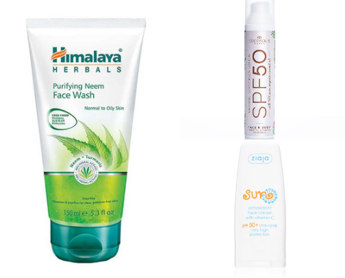 Skincare, Haircare & Bodycare products that i used and my ONEST reviews cover photo collage