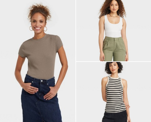 Affordable everyday cool girl basics 🛍️ cover photo collage