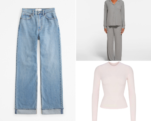 Clothing staples cover photo collage