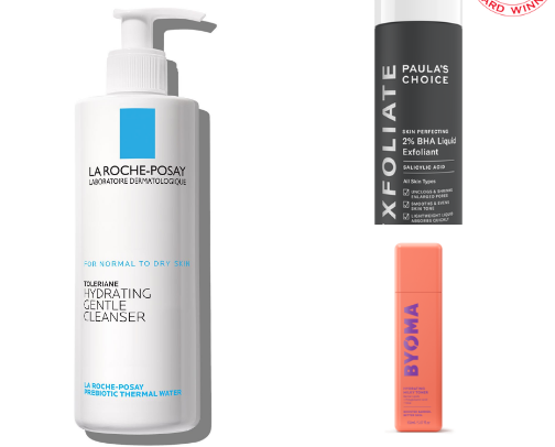 glass skin routine cover photo collage