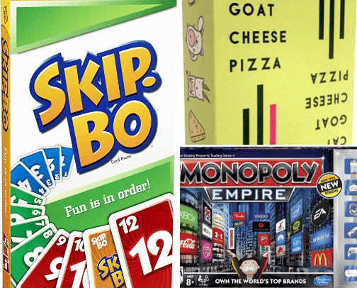 Top Viral Board Games, Card Games & Family Night Staples cover photo collage