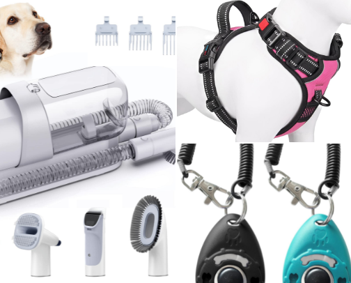 Dog and puppy essentials! 🐶 cover photo collage