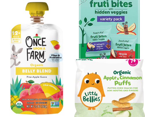 Snacks my one year old loves cover photo collage