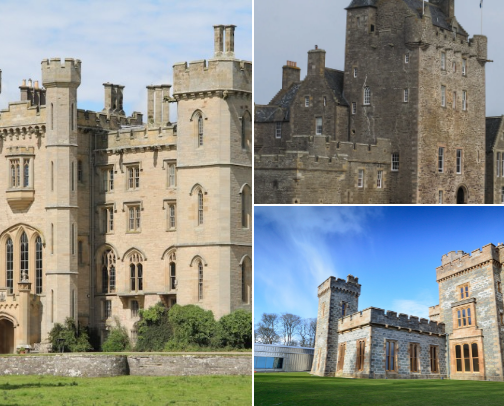 15 Castles in the UK to rent cover photo collage