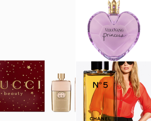 Luxury Scents cover photo collage