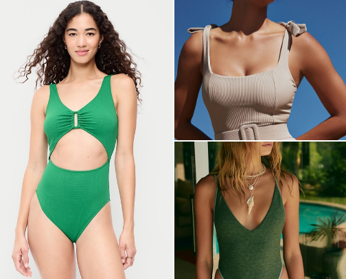 Mommy-Approved Swimsuits cover photo collage