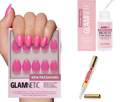 At Home Glam Nails cover photo collage