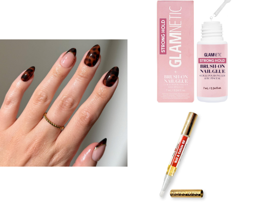 At Home Glam Nails cover photo collage