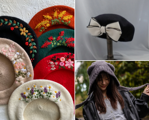 Cool hats to wear for this winter. ₊☃️‧₊˚❄️˚₊🌨‧₊ cover photo collage