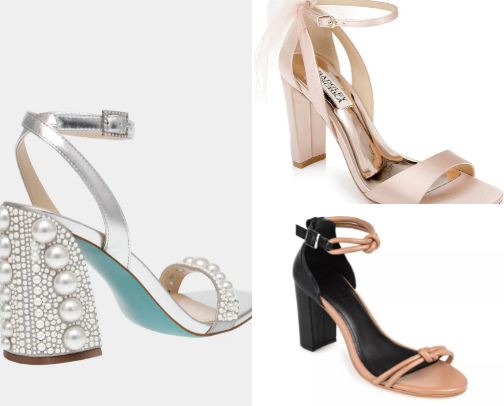 Elegant beauty sandals cover photo collage